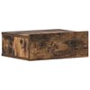 vidaXL Comodini Pensili Rovere Fumo 2pz 40x30x15 cm Legno Multistrato