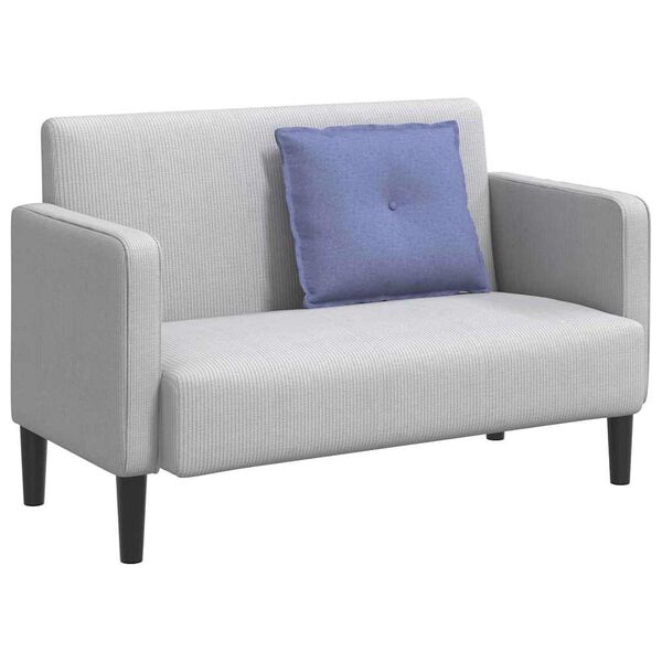 vidaXL Cuscino per Schiena Blu jeans 60 x 19 x 50 cm Tessuto