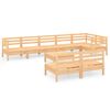 vidaXL Set Salotto da Giardino 9 pz in Legno Massello di Pino