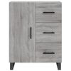 vidaXL Credenza Grigio Sonoma 69,5x34x180 cm in Legno Multistrato