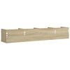 vidaXL Mobili Parete 2 pz Rovere Sonoma 99x18x16,5cm Legno Multistrato