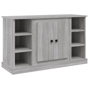 vidaXL Credenza Grigio Sonoma 100x35,5x60 cm in Legno Multistrato