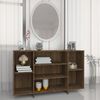 vidaXL Credenza Marrone Rovere 120x30x75 cm in Truciolato