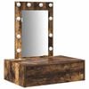 vidaXL Tavolo da Trucco Marrone 60 x 40 x 70 cm Legno ingegnerizzato
