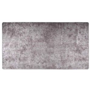 vidaXL Tappeto Lavabile 190x300 cm Grigio Antiscivolo