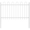 vidaXL Recinzione per Giardino BOXTEL 9 pz 15,3 x 1 m Bianco