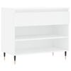 vidaXL Scarpiera Bianca 70x36x60 cm in Legno Multistrato