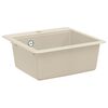vidaXL Lavello Beige 470 x 440 mm Granito