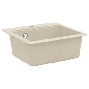 vidaXL Lavello Beige 470 x 440 mm Granito