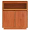 vidaXL Credenza Marrone cerato 70 x 34 x 80 cm Pino massello