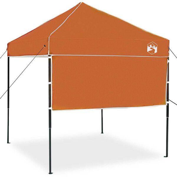 vidaXL Tenda Gazebo Arancione 194 x 194 x 251 cm Tessuto