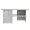 vidaXL Tavolino Salotto Grigio Cemento 90x60x46,5 cm Legno Multistrato
