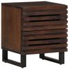 vidaXL Comodino 40x34x46 cm in Legno Massello di Mango