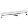 vidaXL Scarico Doccia da Parete Argento 90 cm Acciaio Inox 304