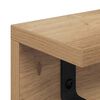 vidaXL Appendiabiti a muro Rovere artigianale 40 x 10,5 x 10,5 cm