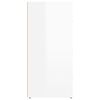 vidaXL Credenza Bianco Lucido 40x33x70 cm in Legno Multistrato