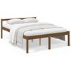 vidaXL Letto per Anziani Ambra 135x190 cm Double in Legno di Pino