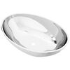 vidaXL Lavandino 40x33x13,5 cm in Ceramica Argento