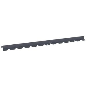 vidaXL Bordura per Prato 10 pz 102 x 4 x 4 cm Acciaio Antracite
