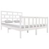 vidaXL Giroletto Bianco Massello Pino 150x200cm King Size