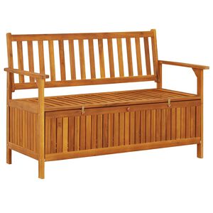 vidaXL Cassapanca da Giardino 120 cm in Legno Massello di Acacia