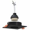 vidaXL Spotlight 24 pz Nero 9 x 9 x 2 cm Alluminio