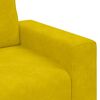vidaXL Divano Sedia Giallo 100x77x82 cm Velluto