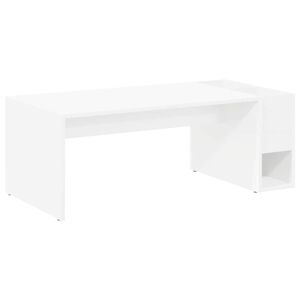vidaXL Tavolino da salotto Bianco 101,5 x 50 x 37 cm Legno multistrato