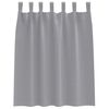 vidaXL Tende Blackout con Anelli 2 pcs Grigio chiaro 140 x 140 cm