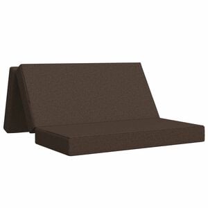 vidaXL Divano Letto Pieghevole 120 x 67 x 45 cm Tortora