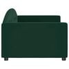 vidaXL Letto da Giorno Verde Scuro 90x200 cm in Velluto