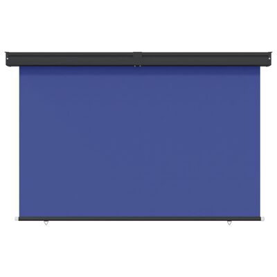 vidaXL Tendalino Laterale per Balcone 145x250 cm Blu