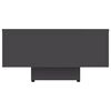 vidaXL Tavolino da Salotto Grigio 100x49,5x31 cm in Legno Multistrato