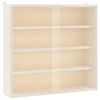 vidaXL Teca da Collezione in Legno con Porte 40x8,5x37 cm