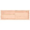 vidaXL Piano per Tavolo 140x60x(2-6) cm Rovere Non Trattato Bordi Vivi