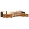 vidaXL Set di divani da esterno 6 pz Legno di Acacia Massello