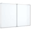 vidaXL Lavagna Magnetica Pieghevole 120x80x1,7 cm in Alluminio