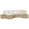 vidaXL Set di divani 6 pz polyrattan