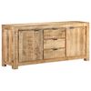 vidaXL Credenza 175x40x75 cm in Legno di Mango Grezzo
