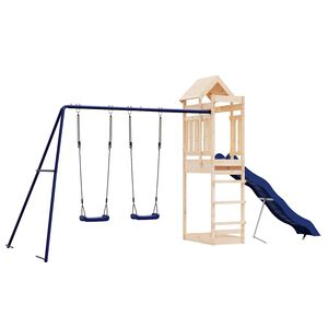 vidaXL Set da Gioco da Esterno in Legno Massello di Pino
