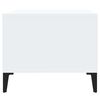 vidaXL Tavolino da Salotto Bianco 90x50x40 cm in Legno Multistrato