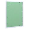 vidaXL Pannello di Accesso Verde e Argento 55 x 75 cm