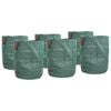 vidaXL Sacchi per Rifiuti da Giardino 12 pz 300 l Verde Polipropilene