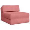 vidaXL Divano Letto Pieghevole Rosa 60 x 70 x 41 cm Tessuto