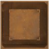 vidaXL Focolare Marrone 80 x 80 x 40 cm acciaio corten