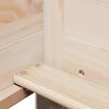 vidaXL Set Dormeuse e Panca con Tetto 80x200cm Legno Massello di Pino