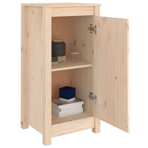vidaXL Credenze 2 pz 39x35x80 cm in Legno Massello di Pino