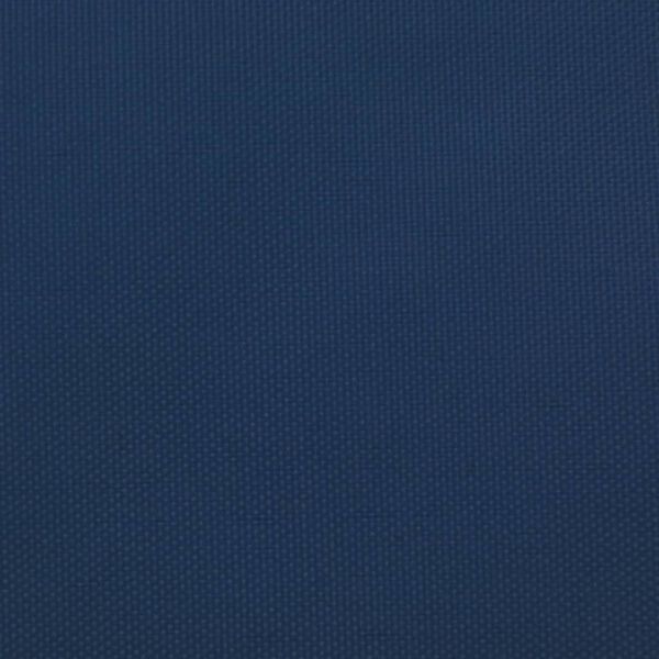vidaXL Parasole a Vela Oxford Triangolare 5x7x7 m Blu