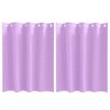vidaXL Tende Blackout con Anelli 2 pz Viola 140 x 140 cm Poliestere
