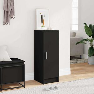 vidaXL Scarpiera Nera 32x35x92 cm in Truciolato